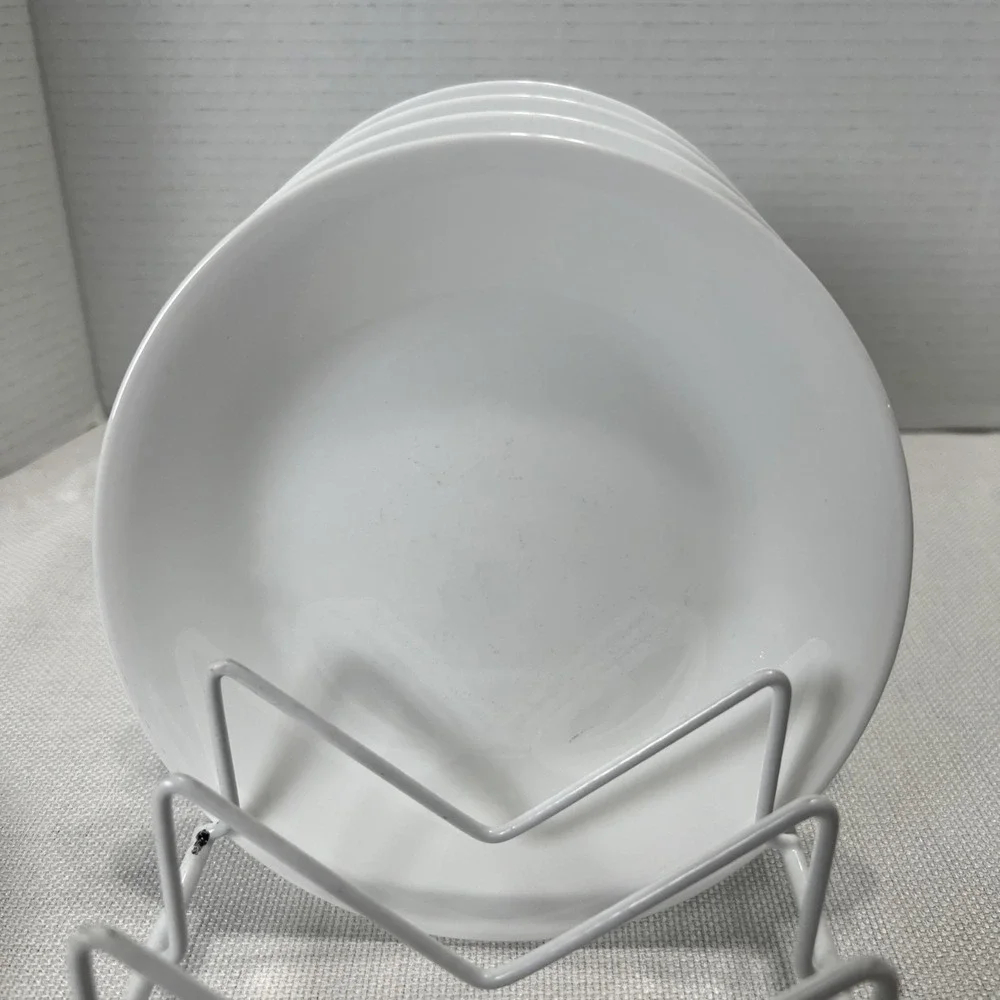 6 Corelle Winter Frost White 6 3/4
